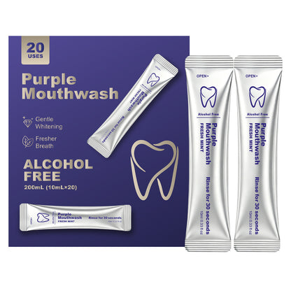 Purple Mouthwash for Oral Hygiene