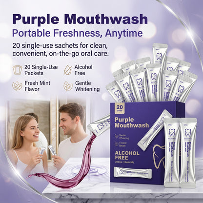 Purple Mouthwash for Oral Hygiene